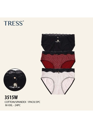 Фото TRESS Жіночі труси TRESS 3515 7с (20289) – Норма, колір <color>, ціна 43.34<currency>