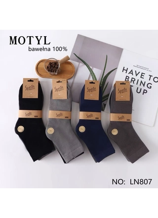 Фото MOTYL Шкарпетки чоловічі MOTYL LN-807 (22532) – Весна-осінь, колір <color>, ціна 27.17<currency>