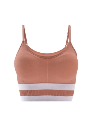 Фото Без Бренда Бра-топ без косточек 731 (с пуш-апом, эластичный, комфортный) (9381) – Топы, майки, цвет <color>, цена 106.90<currency>