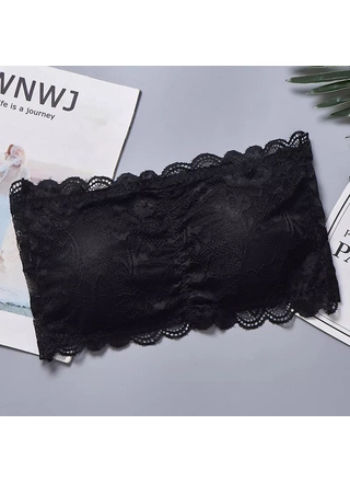 Фото Без Бренда Топ кружевной бандо 8385  12,3 (13297) – Топы, майки, цвет <color>, цена 52.92<currency>