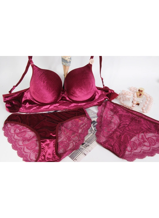 Чашка B80218 Комплект Л/Т Велюр KOZA - женское белье оптом в Dolche Noche