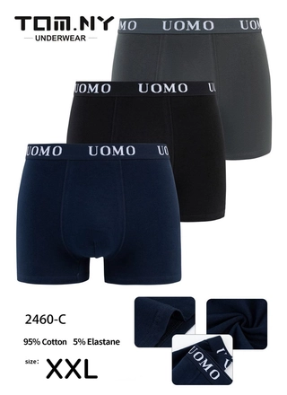 Фото TOM.NY Боксерки TOM.NY 2460 (22632) – Мужские трусы, цвет <color>, цена 68.75<currency>