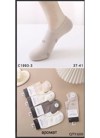 Фото Без Бренда Жіночі шкарпетки-сліди White Label 1993-3 Різні кольори (23264) – Весна-осінь, колір <color>, ціна 26.04<currency>