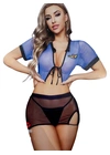 Еротичні комплекти Комплект білизни еротичний HAN X244 Чорно-синій - жіноча білизна оптом у Dolche Noche