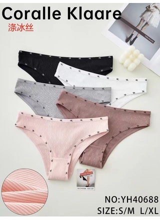 Фото Coralle Klaare Трусики женские Coralle Clarre YH40688 13д (22366) – Норма, цвет <color>, цена 39.49<currency>