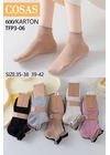 Весна-осеньЖенские бамбуковые носки COSAS TFP3-06 - женское белье оптом в Dolche Noche