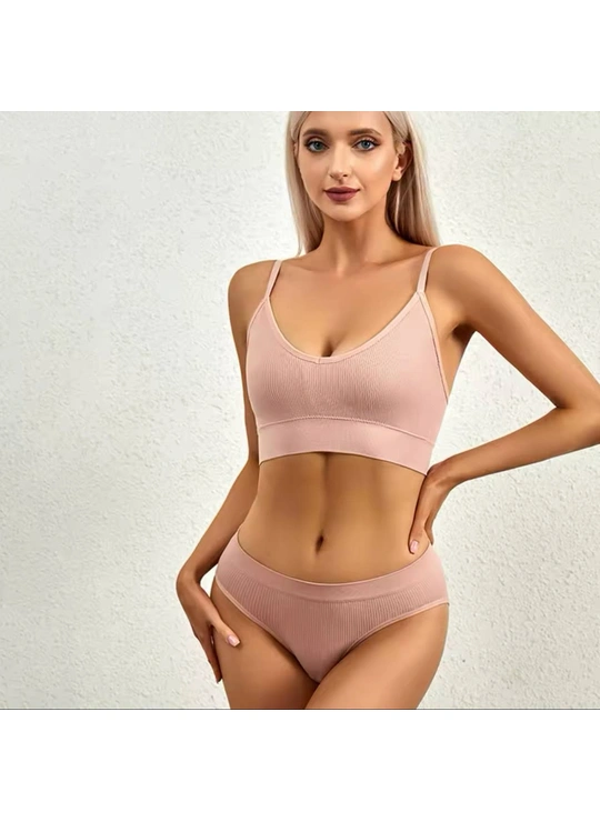 Спортивные комплекты бельяКомплект Топик-трусики Yadali 668 - женское белье оптом в Dolche Noche