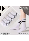 Весна-осінь Жіночі шкарпетки MOTYL WDP1-81 з двома смужками (35–38, 39–42 - жіноча білизна оптом у Dolche Noche