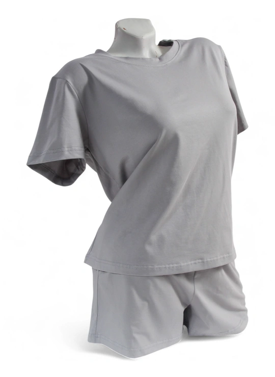 Піжами Жіночий домашній комплект футболка + шорти 4757 - жіноча білизна оптом у Dolche Noche