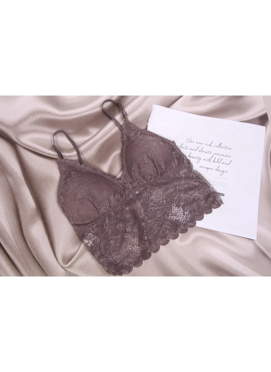 Топи, майки Топ Мереживний 2171 Кавовий - жіноча білизна оптом у Dolche Noche