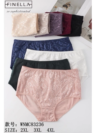 Фото FINELLA Труси жіночі FINELLA 83236   13с Різні кольори (23293) – Батальные размеры, цвет <color>, цена 69.25<currency>