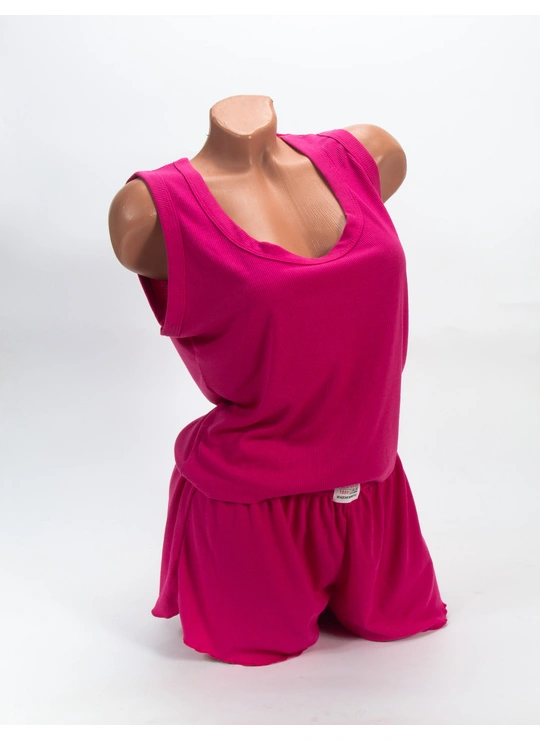 ПижамыМатеринские шорты в рубчик TsaTsa 4044 - женское белье оптом в Dolche Noche