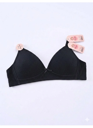 Фото lunna Підліткові бюстгальтери Lunna Cotton Comfort 1318 Чорний (23290) – Чашка А, колір <color>, ціна 99.76<currency>