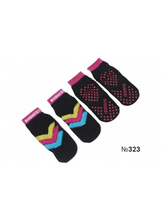 Фото Без Бренда Шкарпетки жіночі з тормозами BOUNCE (323) (21518) – Весна-осінь, колір <color>, ціна 14.40<currency>