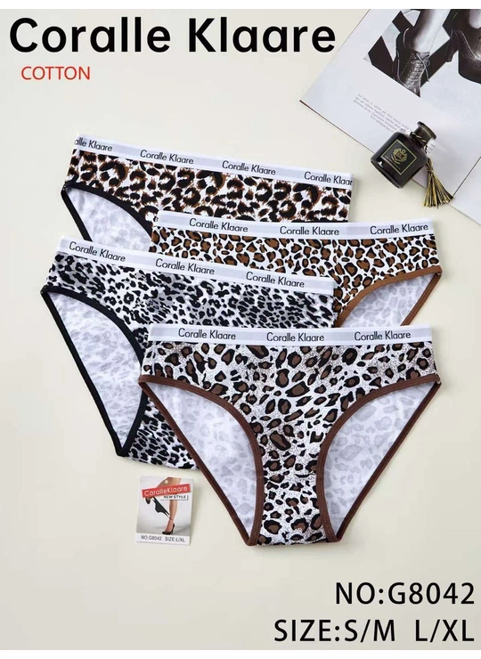 Бавовняні Труси жіночі Coralle Klare 8042 1а - жіноча білизна оптом у Dolche Noche