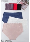 Батальные размерыЖіночі труси FINELA 90180 7с Різні кольори - женское белье оптом в Dolche Noche