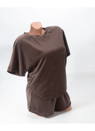 Фото ЦаЦа Домашний женский костюм (шорты + футболка) 4020 (16089) – Пижамы, цвет <color>, цена 294.00<currency>