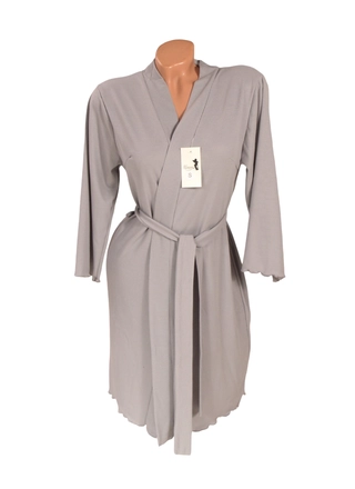 Фото ЦаЦа Халат рубчик короткий 4728 (13678) – Халати, колір <color>, ціна 330.96<currency>