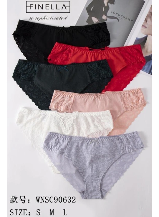 Мереживні Жіночі мереживні трусики Finella (S–M–L) 90632 11с - жіноча білизна оптом у Dolche Noche
