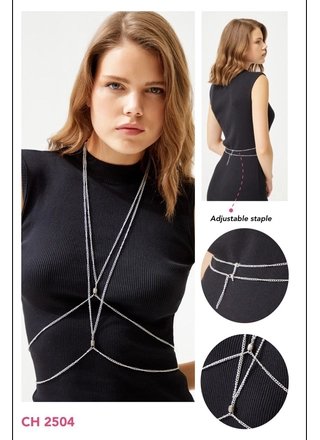 Фото Cottonhill Боди аксесуар Cottonhill 2504 Срібло (15274) – Aксесуари для бюстгалтера, колір <color>, ціна 147.56<currency>