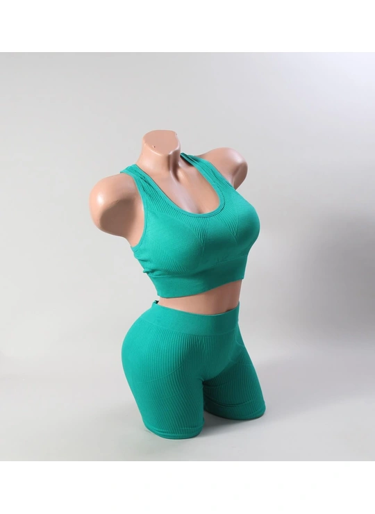 Спортивные комплекты бельяКомплект Топ&Шорты A05 - женское белье оптом в Dolche Noche