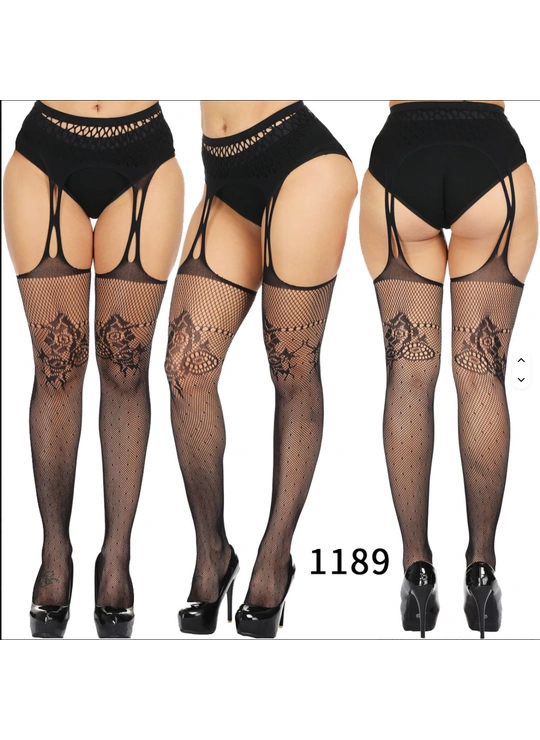 Эротические чулкиЧулки женские Victoria 1189 - женское белье оптом в Dolche Noche