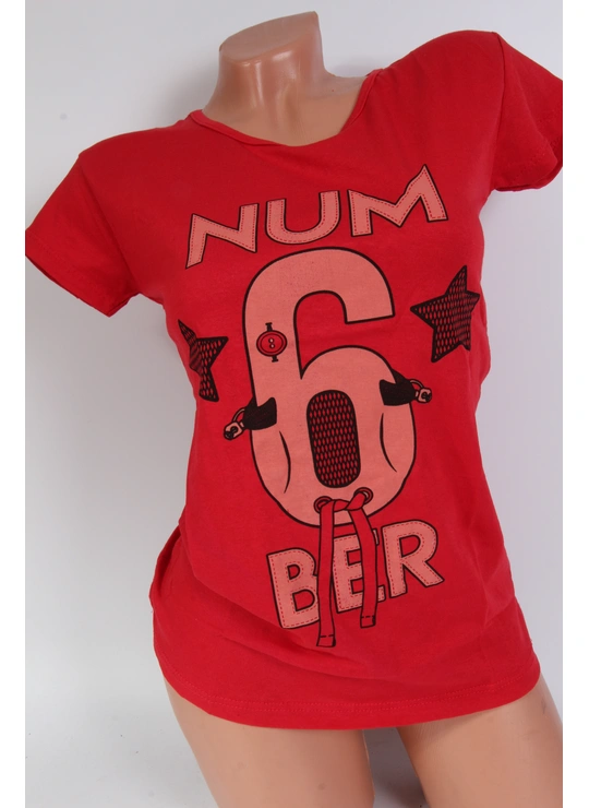 Футболки1003 Женская футболка NUM Турция - женское белье оптом в Dolche Noche