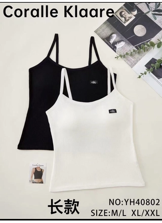 Фото Coralle Klaare Майка бритель CoralleClaareYH40802 Різні кольори (21291) – Топи, майки, колір <color>, ціна 178.87<currency>