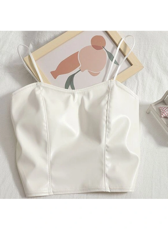 Корсети Топ жіночий еко шкіра 2222 - жіноча білизна оптом у Dolche Noche