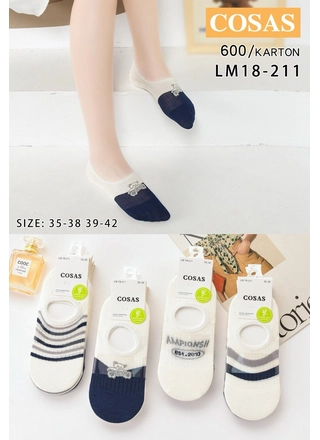 Фото Cosas Стопы женские COSAS LM18-211 Различные цвета (18928) – Весна-осень, цвет <color>, цена 28.07<currency>