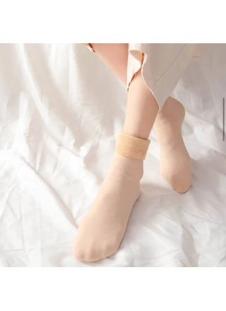 Фото Без Бренда Теплые женские носки имитация капроновых 2632 (20239) – Зима, цвет <color>, цена 46.62<currency>