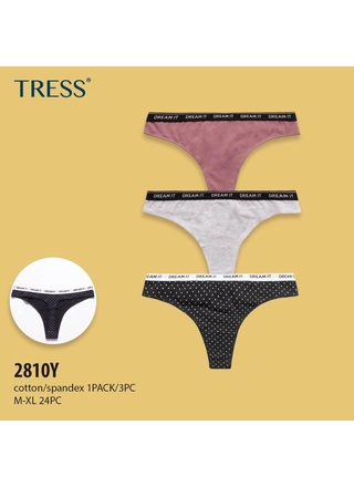 Фото TRESS Жіночі труси TRESS 2810 1а (19298) – Норма, колір <color>, ціна 29.81<currency>