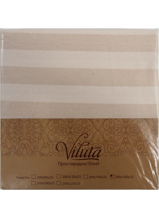 Фото Viluta Простынь на резинке 160*200*25 (22027) – Постельное белье, цвет <color>, цена 438.03<currency>