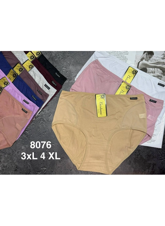 Батальные размерыТрусы женские Beisdanna 8076-1 5ф - женское белье оптом в Dolche Noche