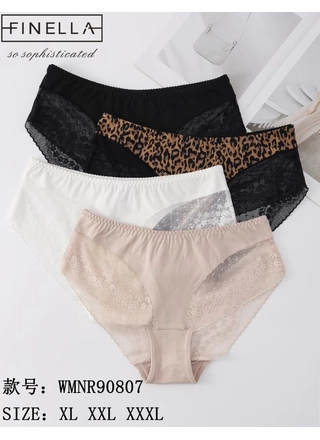 Фото FINELLA Женские трусики Finella 90807 4с Разные цвета () – Батальные размеры, цвет <color>, цена <currency>