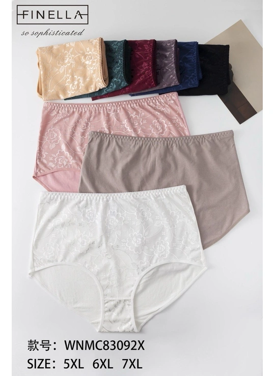 Батальні розміри Трусики жіночі FINELLA 83092 13б Різні кольори - жіноча білизна оптом у Dolche Noche