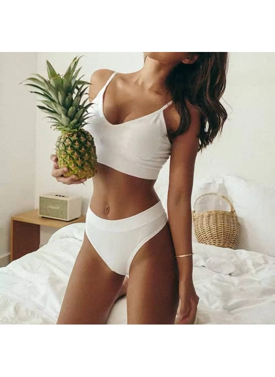 Спортивные комплекты бельяКомплект Топик-трусики Yadali 668 - женское белье оптом в Dolche Noche