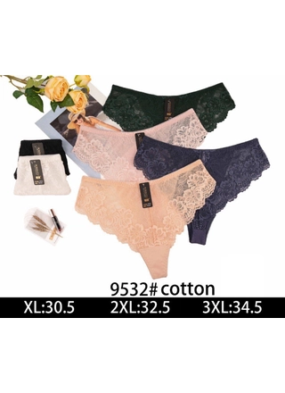 Фото NADIZI Жіночі трусики Nadizi 9532# 2а (22773) – Мереживні, колір <color>, ціна 77.66<currency>