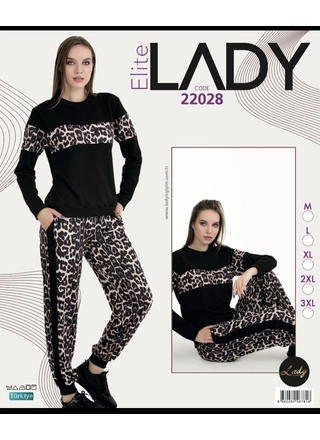 Фото LADY Женский костюм Elite Lady 22028 (теплый, двунитка, Турция) (20387) – Пижамы, цвет <color>, цена 735.42<currency>