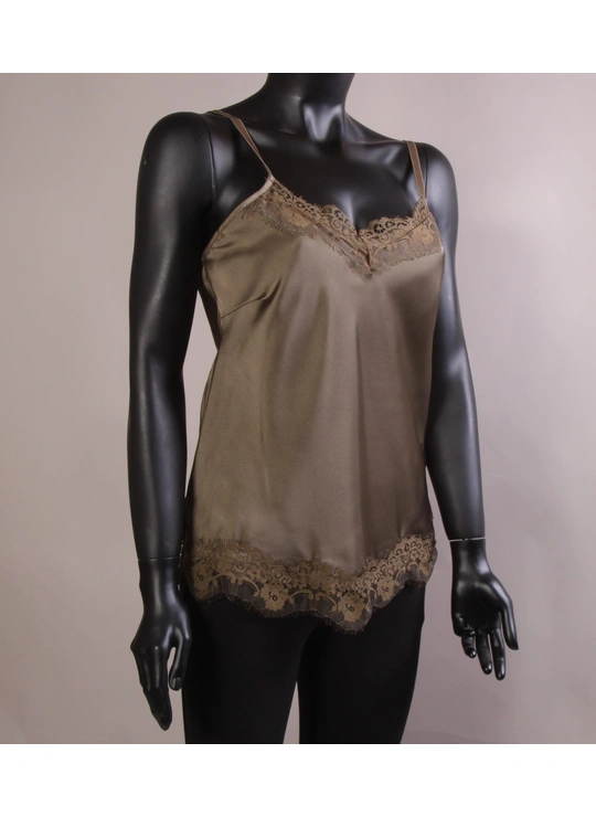 МатериМайка атласс кружевом MODA 0001 - женское белье оптом в Dolche Noche