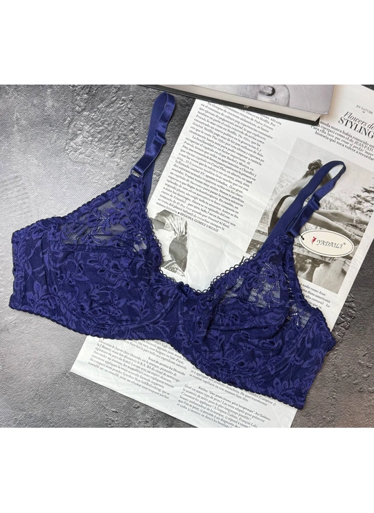 Чашка ЕБюстгальтер на кісточці E. YADAILI 5013 3,1 Темно Синій - женское белье оптом в Dolche Noche