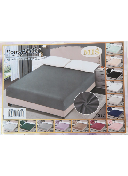 Простирадло на резинці 180×200 см (бортик 25 см) 294 - текстиль для дому оптом у Dolche Noche