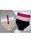 Батальные размерыЖіночі бавовняні трусики MCT09 (XL–3XL) Різні кольори - женское белье оптом в Dolche Noche