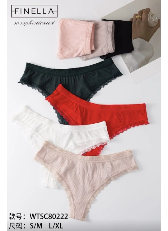 НормаЖіночі труси FINELLA WTSC80222 5в Різні кольори - женское белье оптом в Dolche Noche