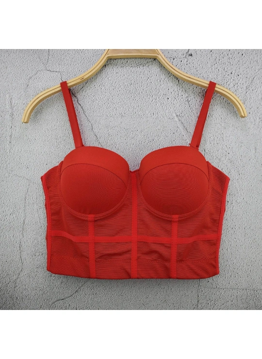 Корсети Жіночий бюстгальтер з корсетом 8801 - жіноча білизна оптом у Dolche Noche