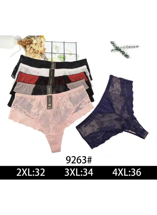 Батальные размерыТруси жіночі NADIZI 9263 11с Різні кольори - женское белье оптом в Dolche Noche