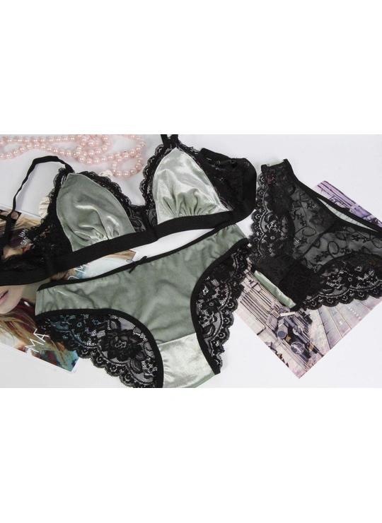 Чашка B 80153 Комплект Бралет Велюр KOZA - жіноча білизна оптом у Dolche Noche