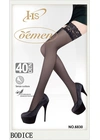 Колготки Жіночі панчохи з мереживною резинкою 40 DEN 6830 - жіноча білизна оптом у Dolche Noche