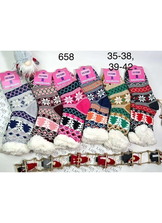 Фото IOOSOO Носки женские теплые YU FENG 658 (20533) – Зима, цвет <color>, цена 85.47<currency>