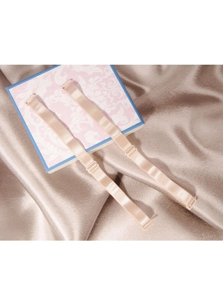 Фото Без Бренда Бретели 15мм бюстгальтера 2705 Бежевий (16625) – Aксесуари для бюстгалтера, колір <color>, ціна 18.56<currency>